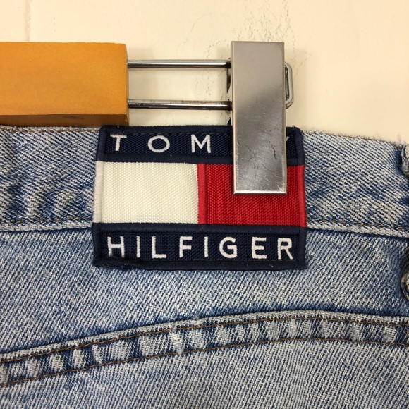 Vintage Tommy Hilfiger Light Wash Jeans Sz 34 - Picture 10 of 11
